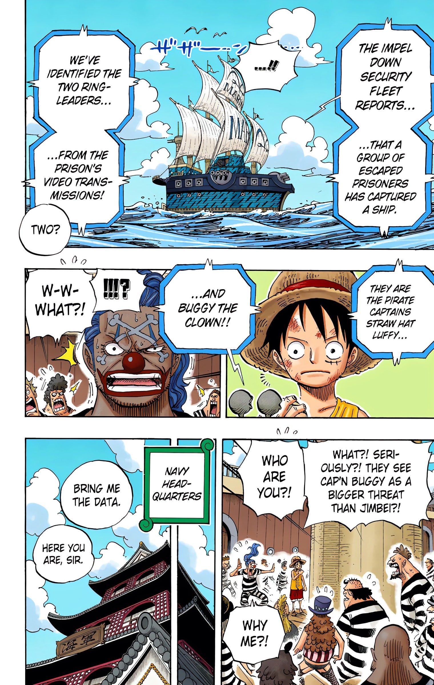 One Piece Colored Manga