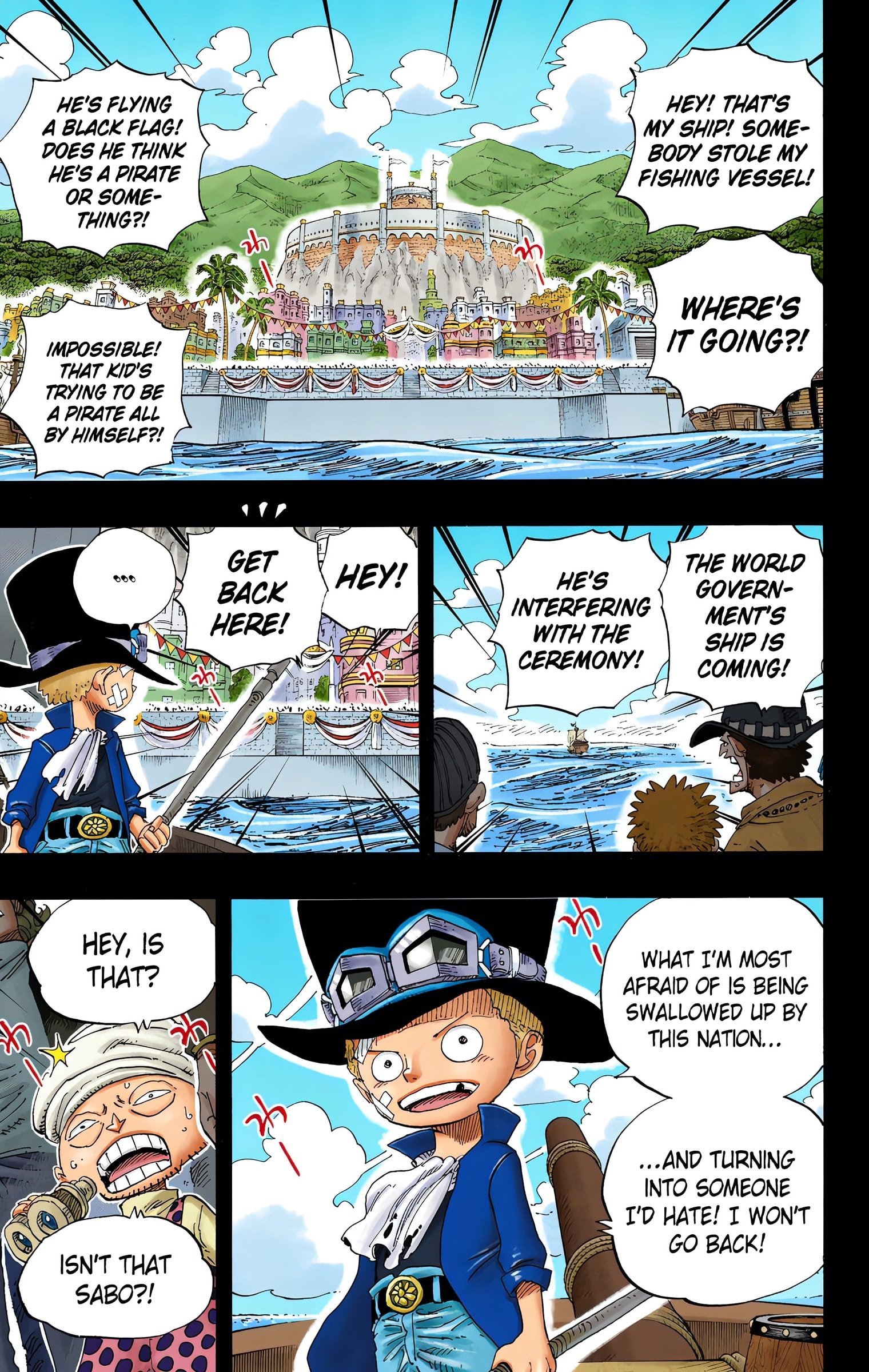 One Piece Colored Manga