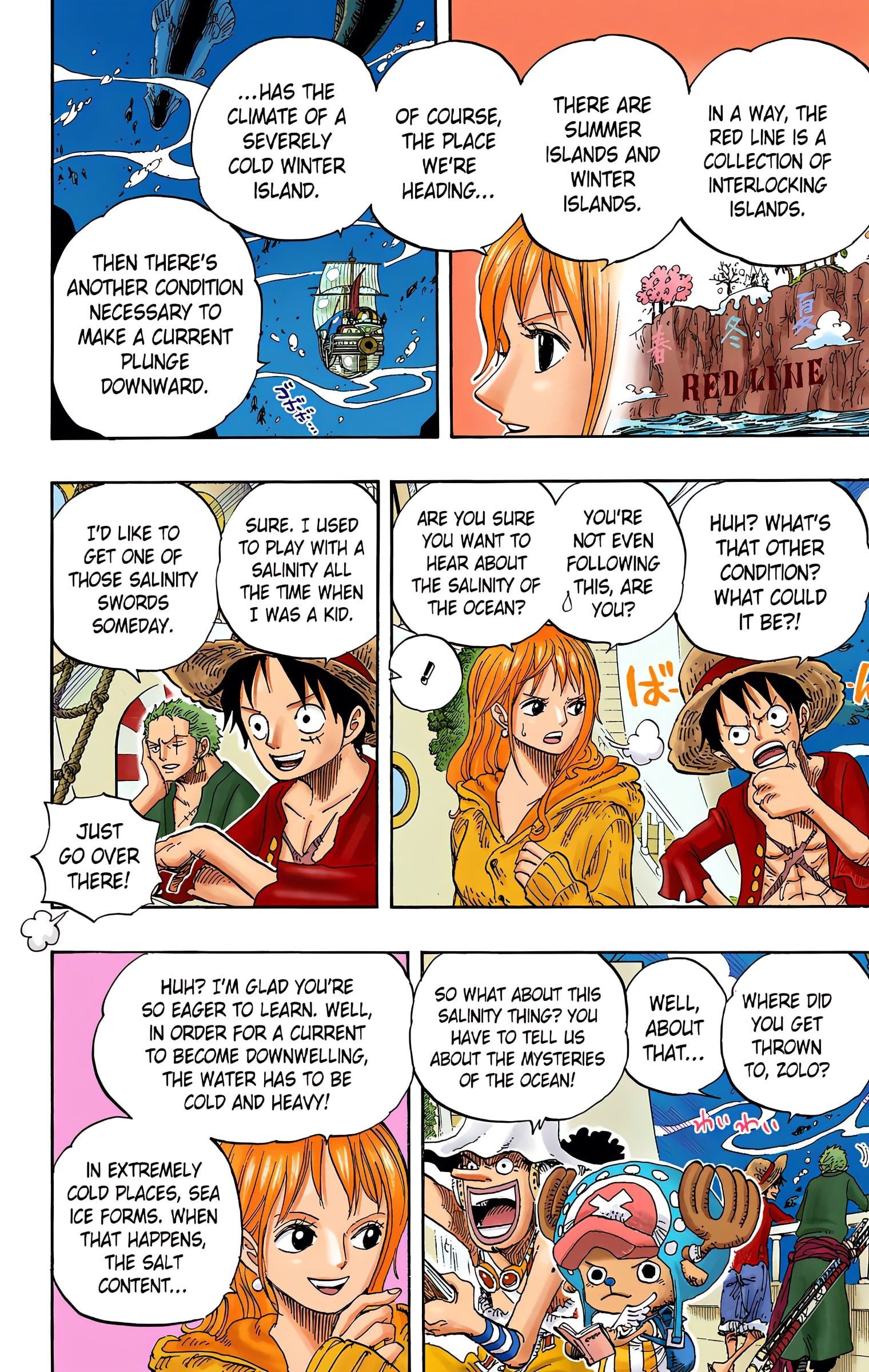 One Piece Colored Manga