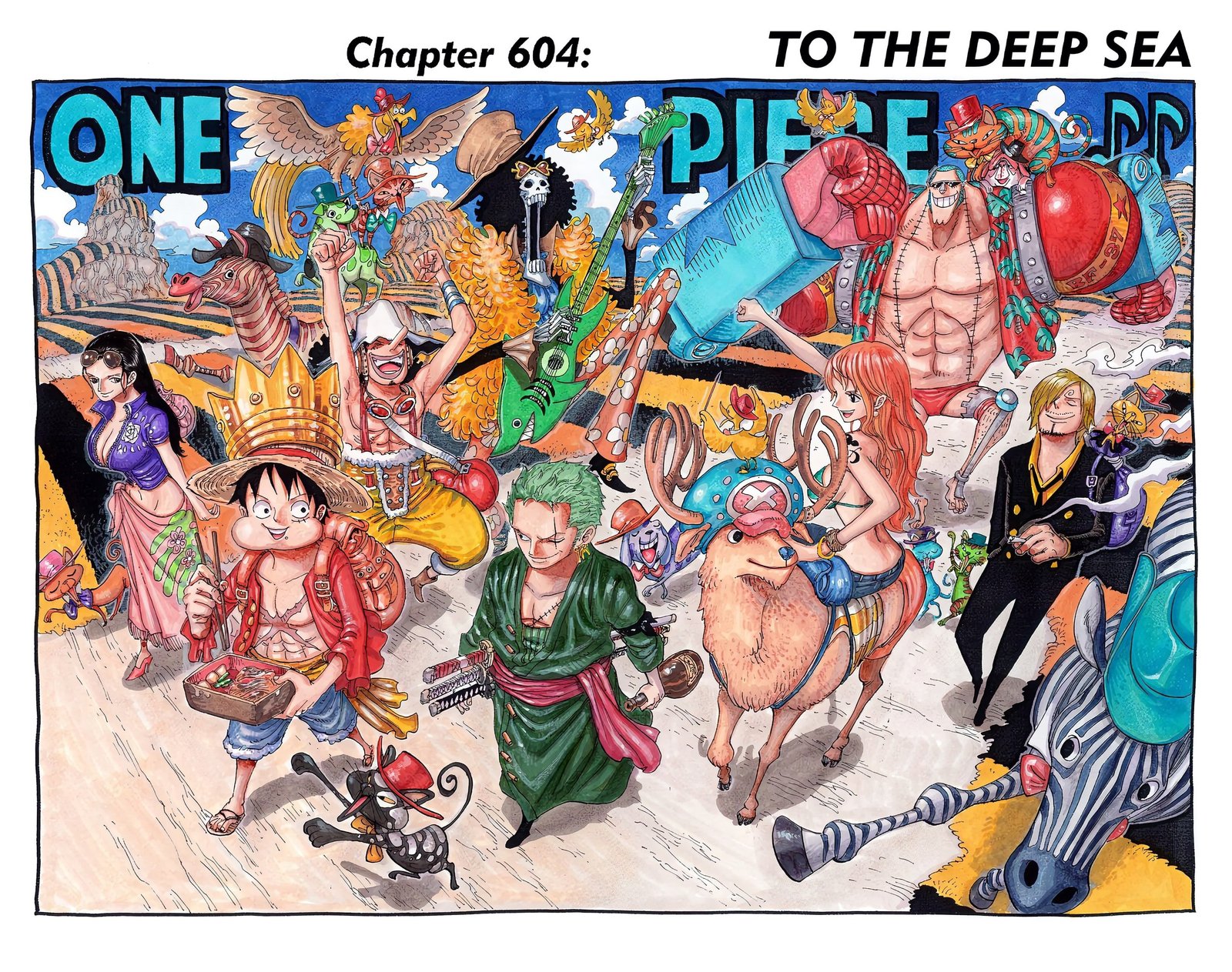 One Piece Colored Manga