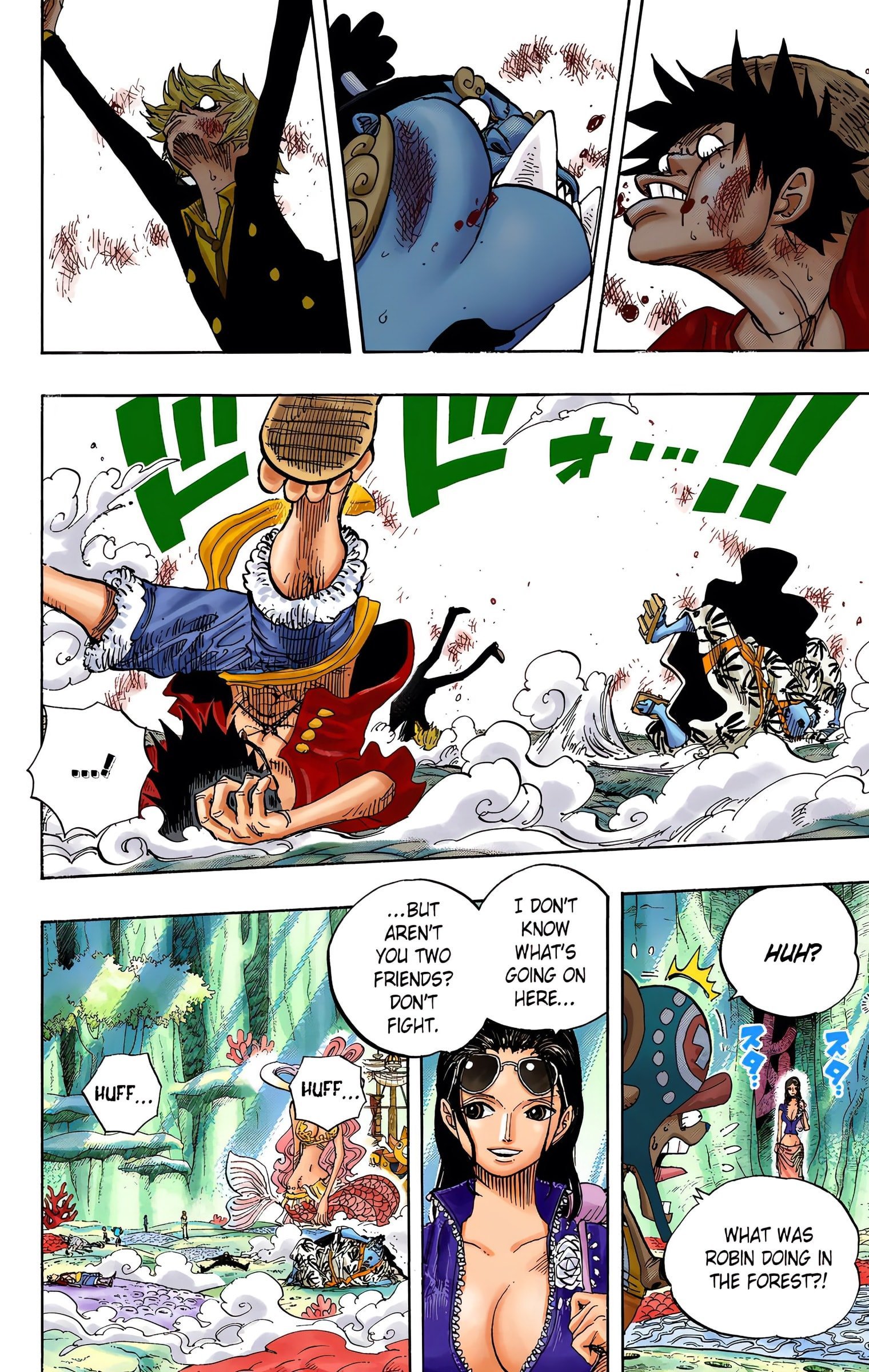 One Piece Colored Manga