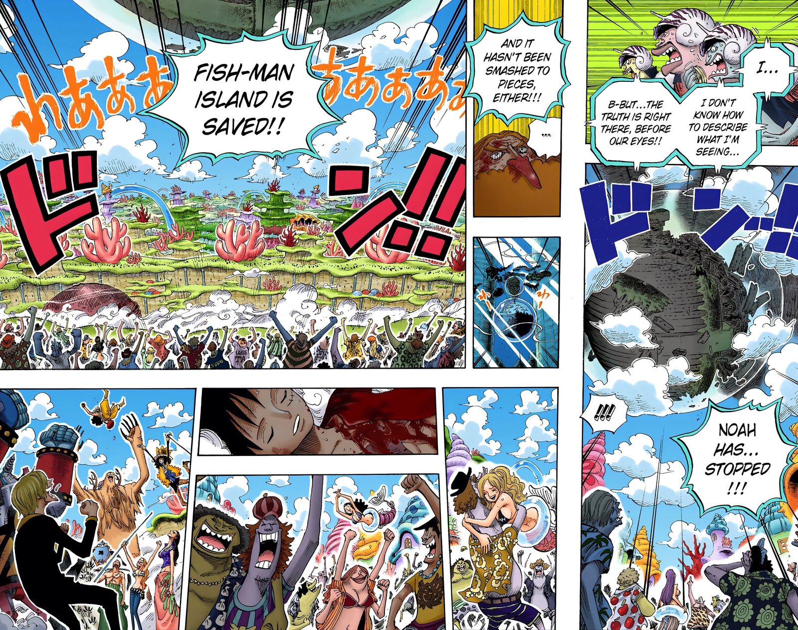 One Piece Colored Manga