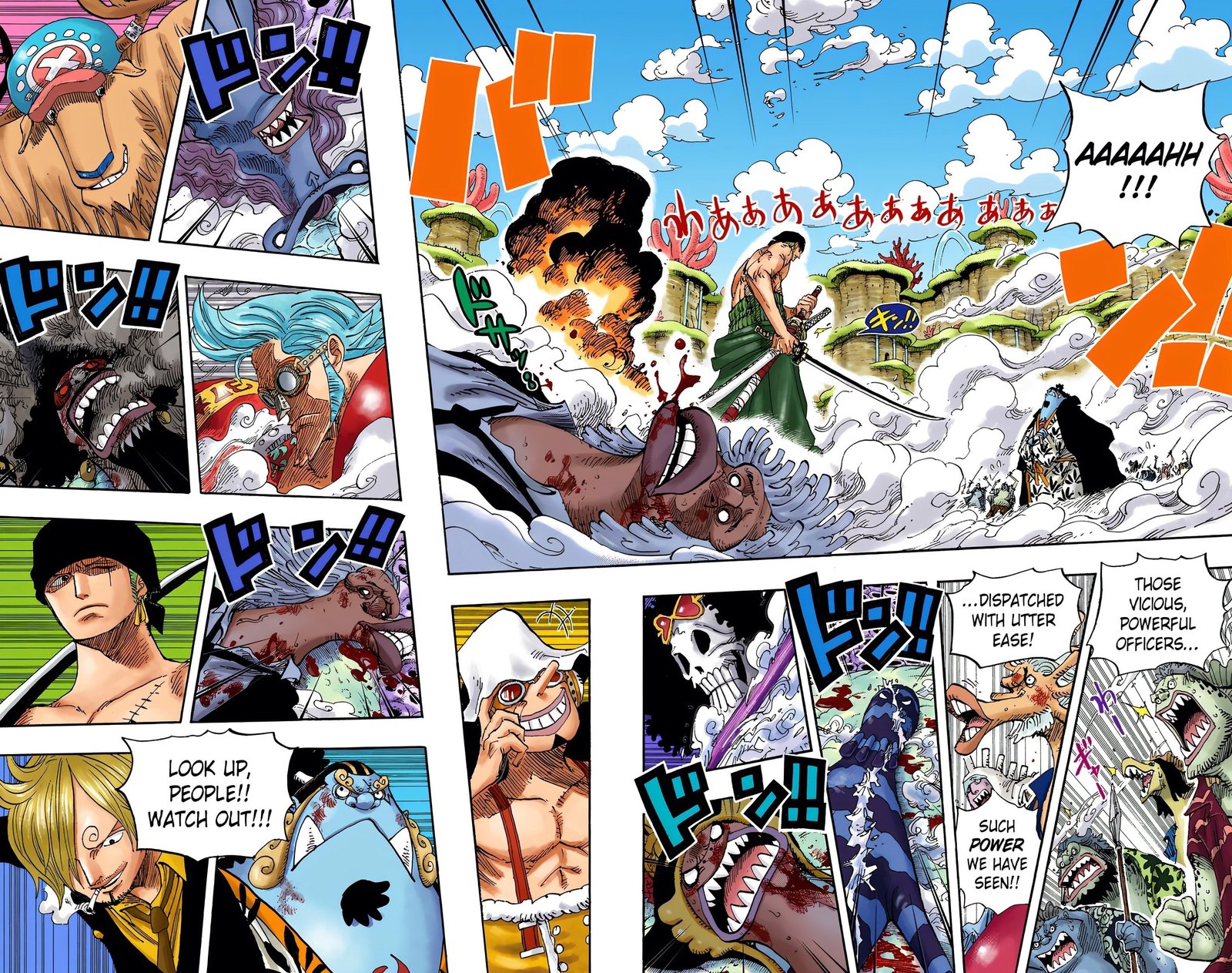 One Piece Colored Manga