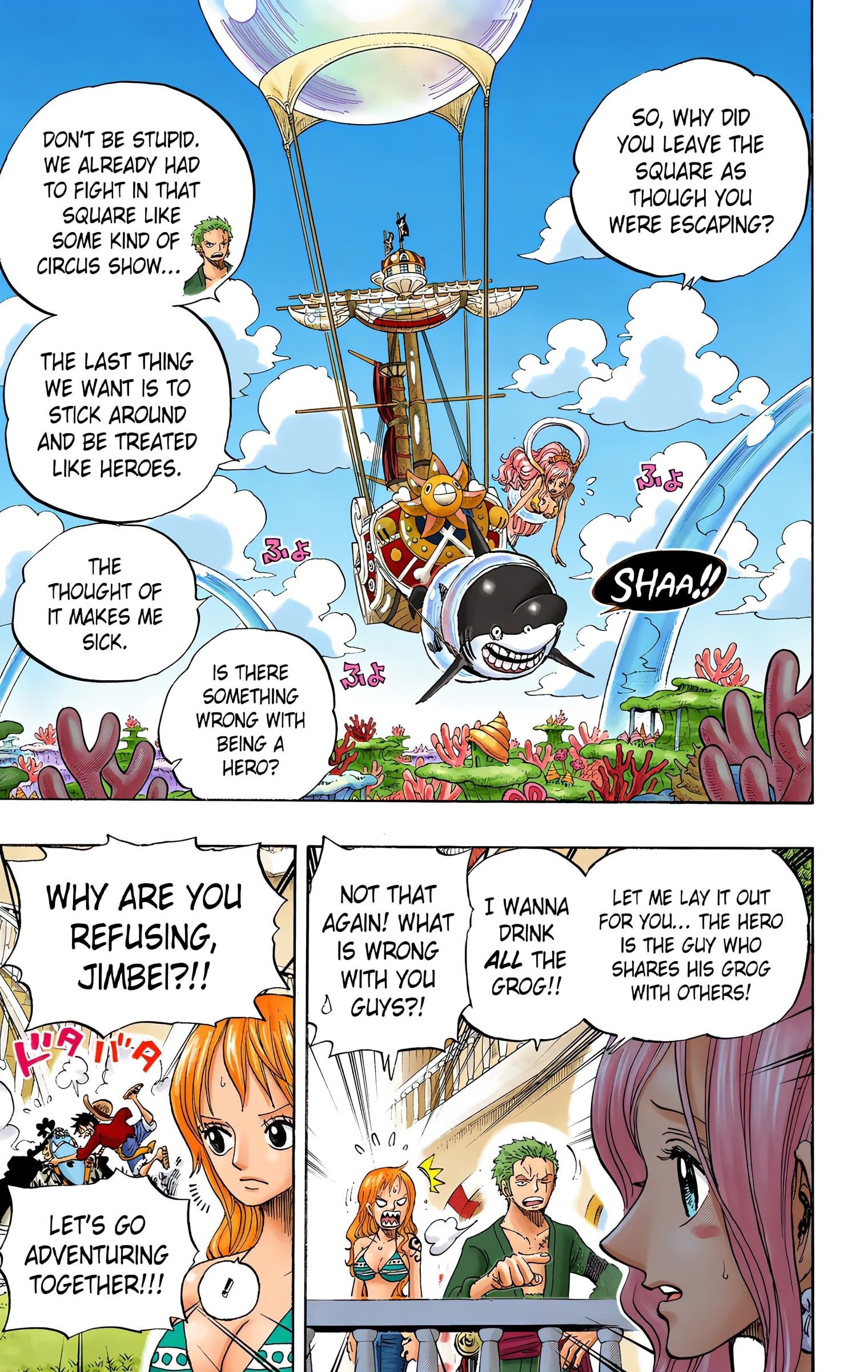 One Piece Colored Manga