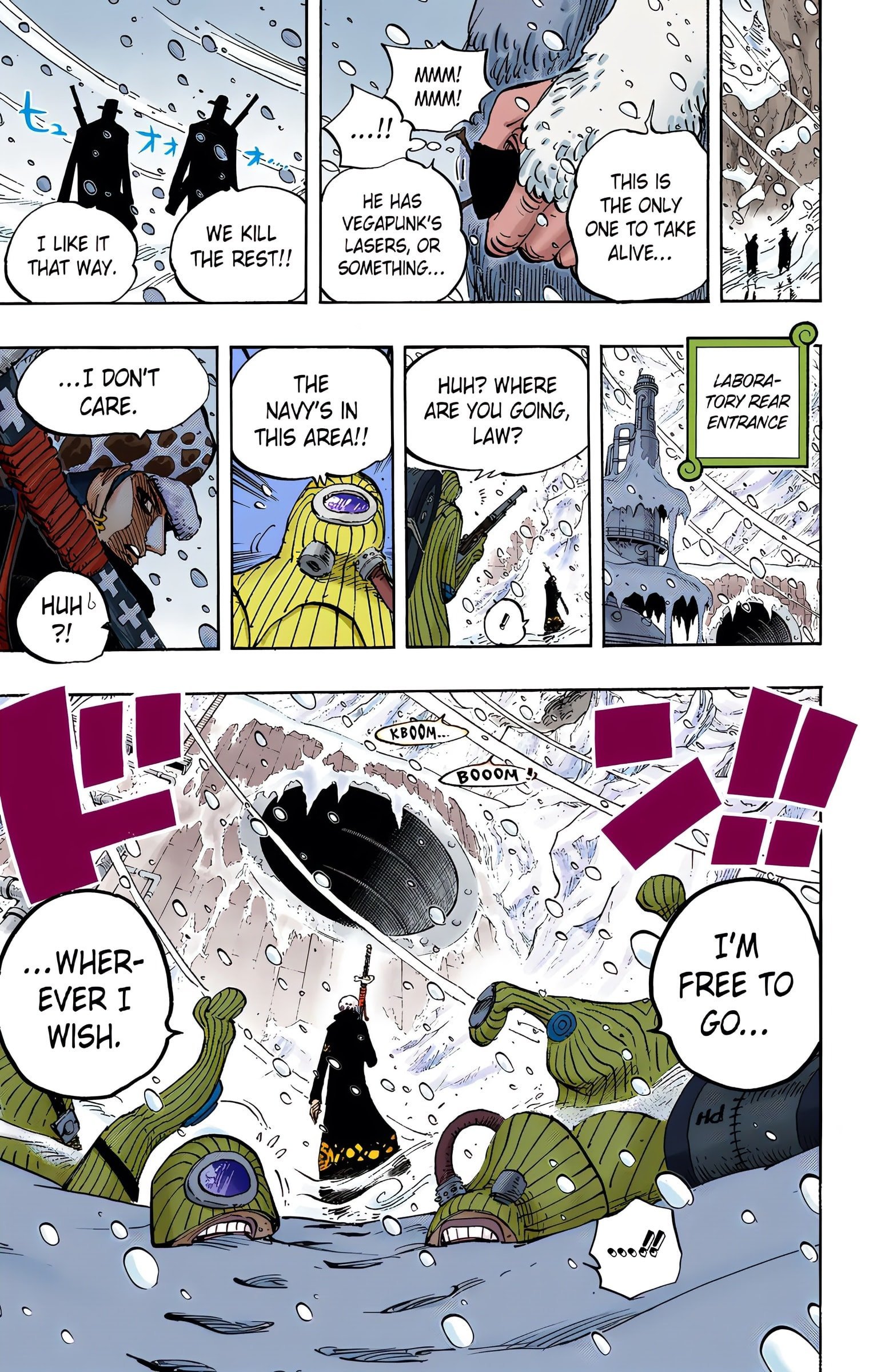 One Piece Colored Manga