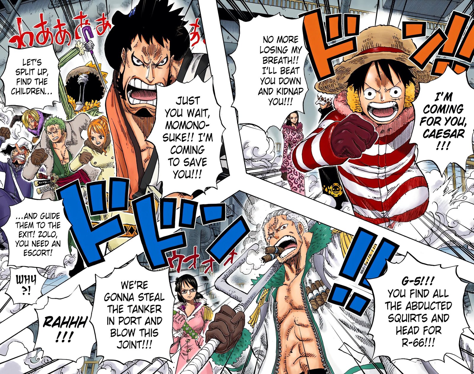 One Piece Colored Manga