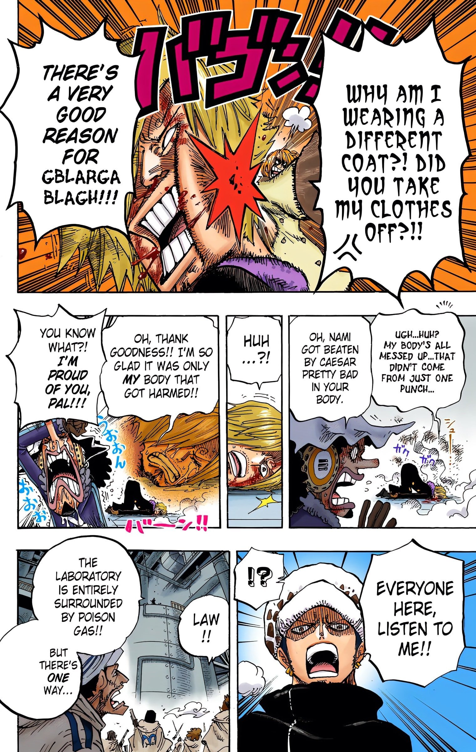 One Piece Colored Manga