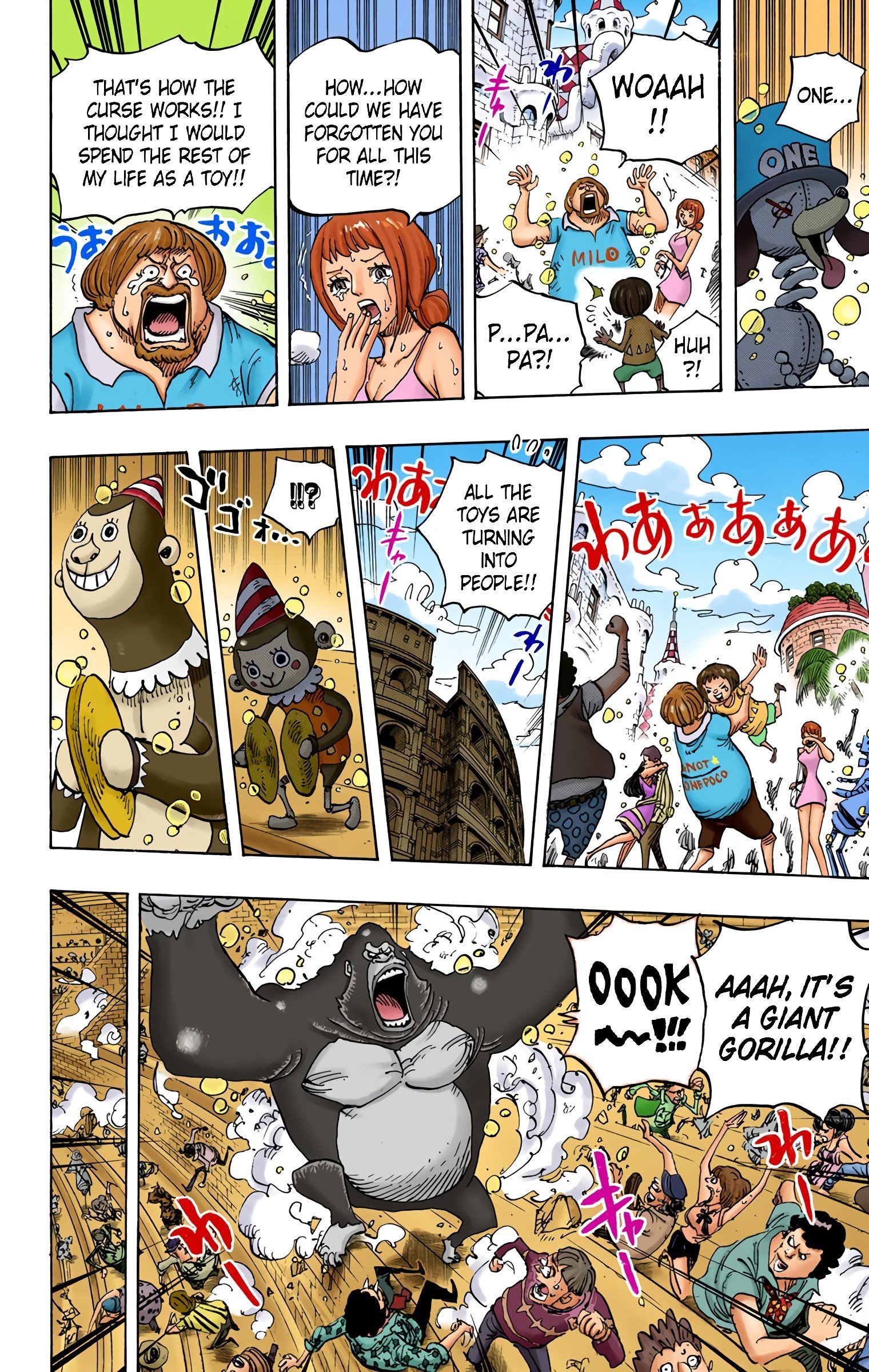 One Piece Colored Manga