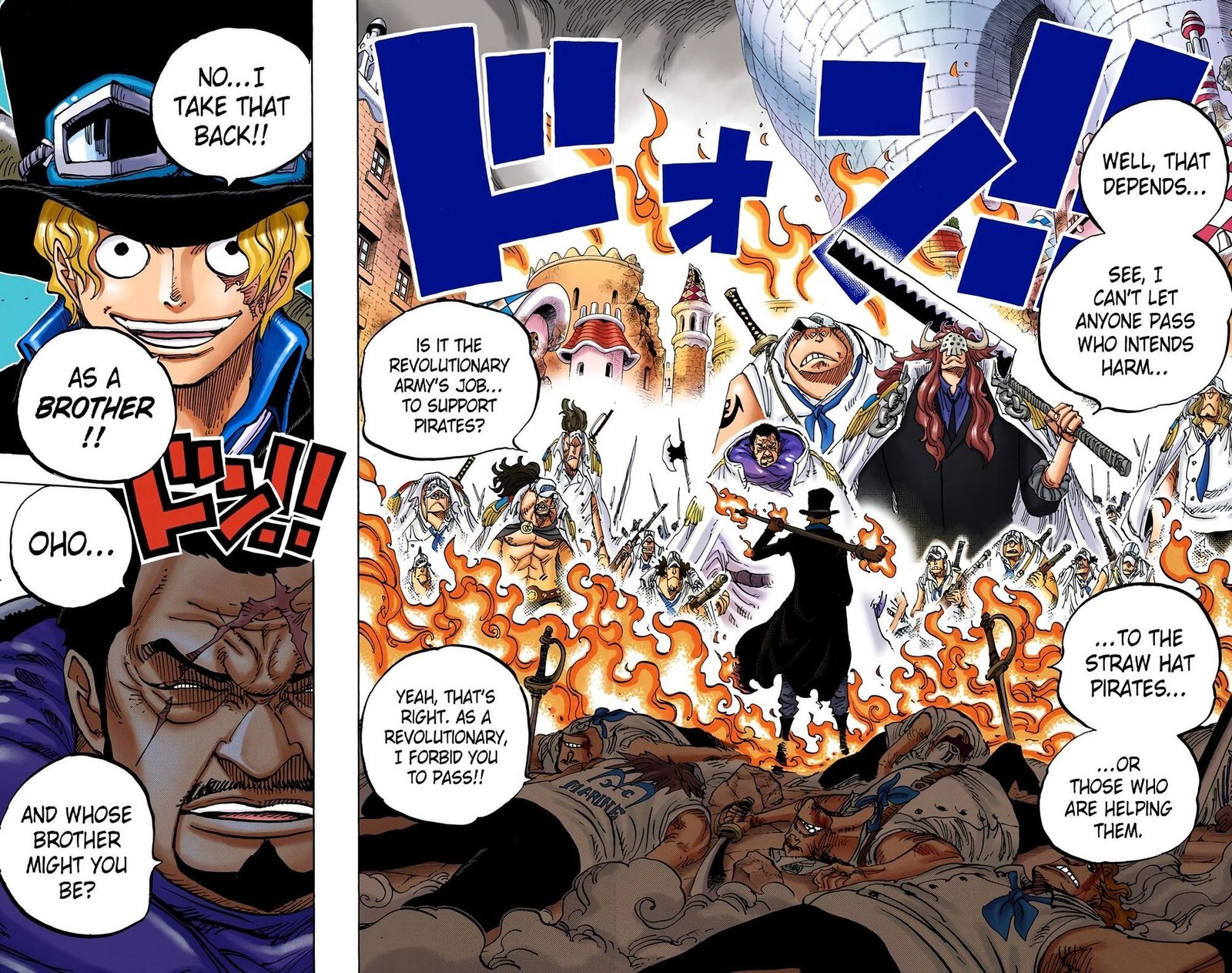 One Piece Colored Manga