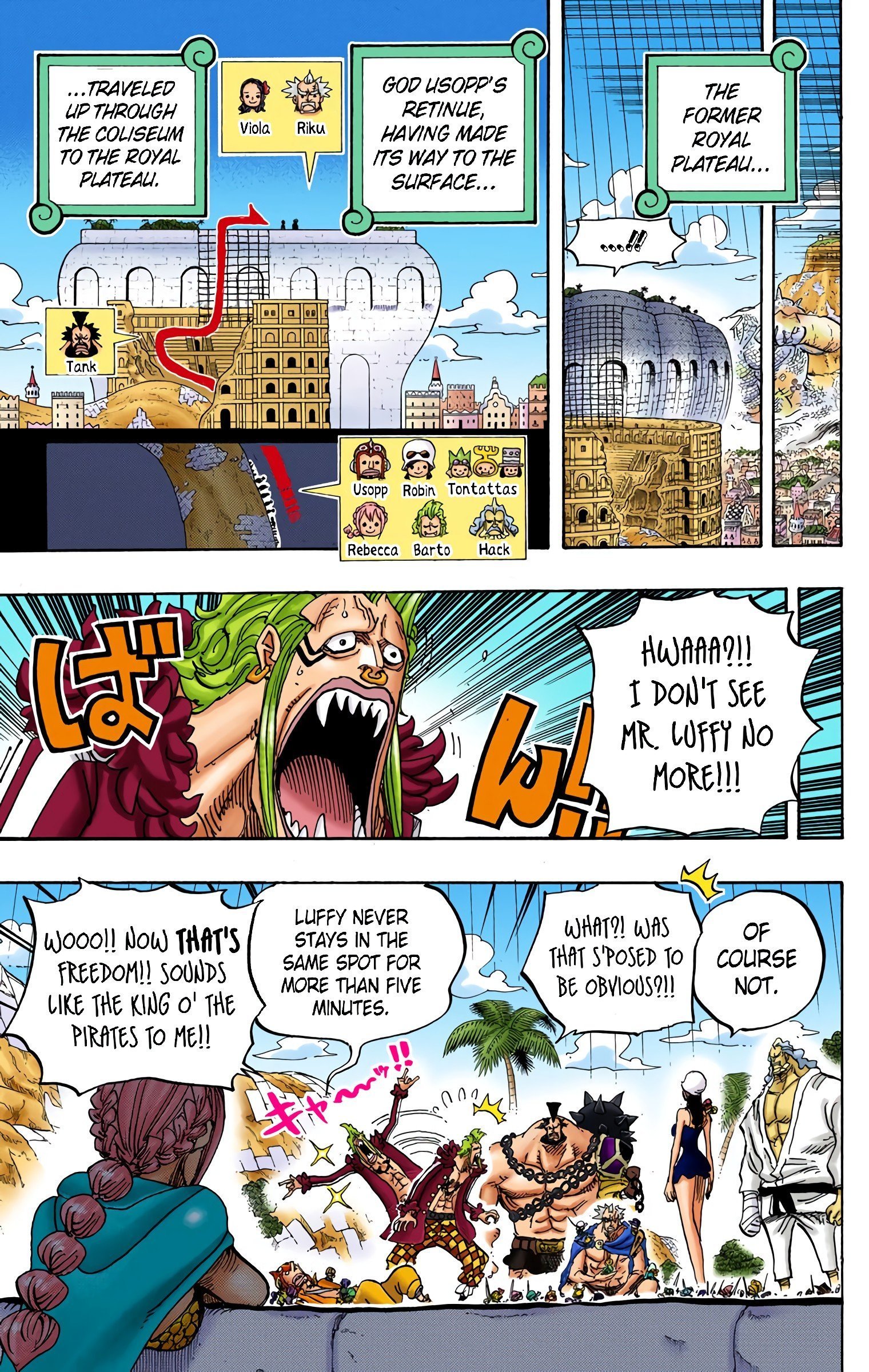 One Piece Colored Manga