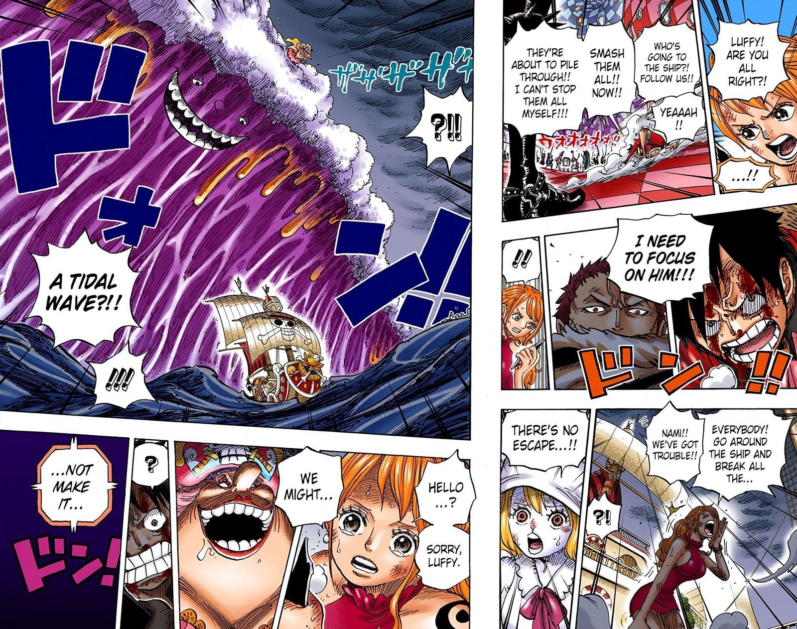 One Piece Colored Manga