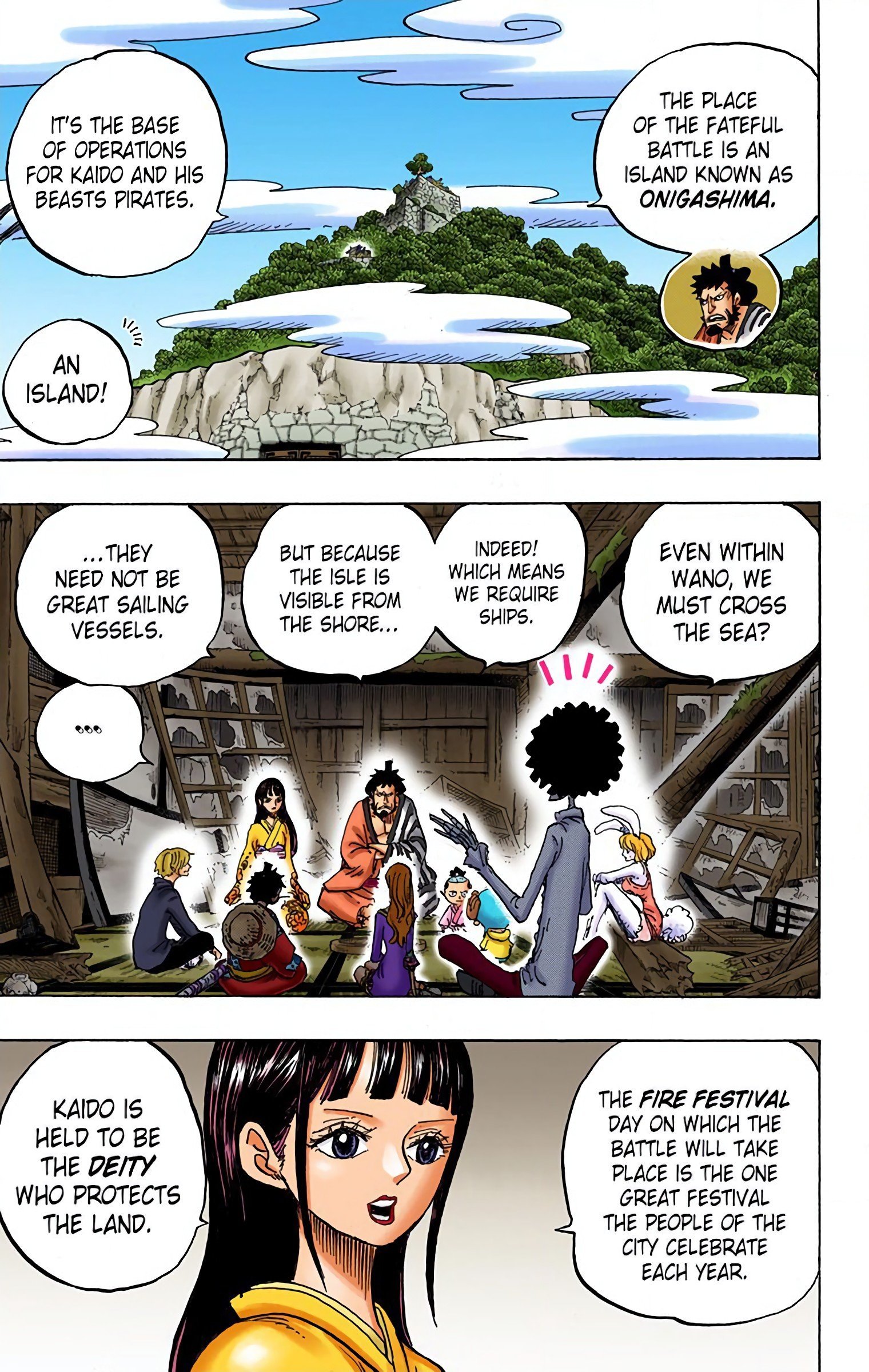 One Piece Colored Manga