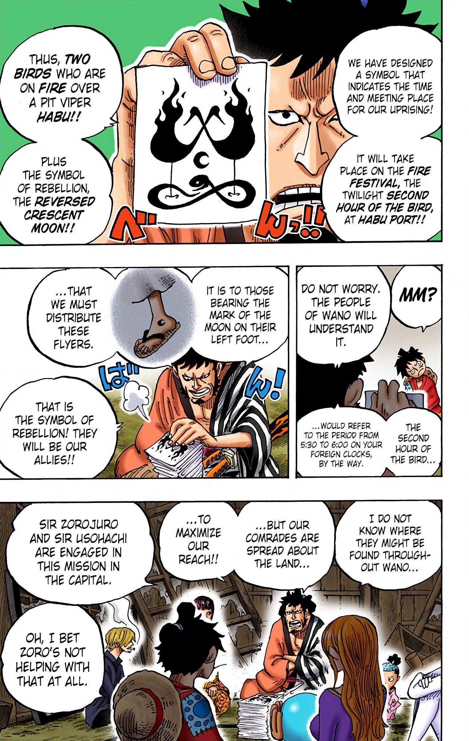 One Piece Colored Manga