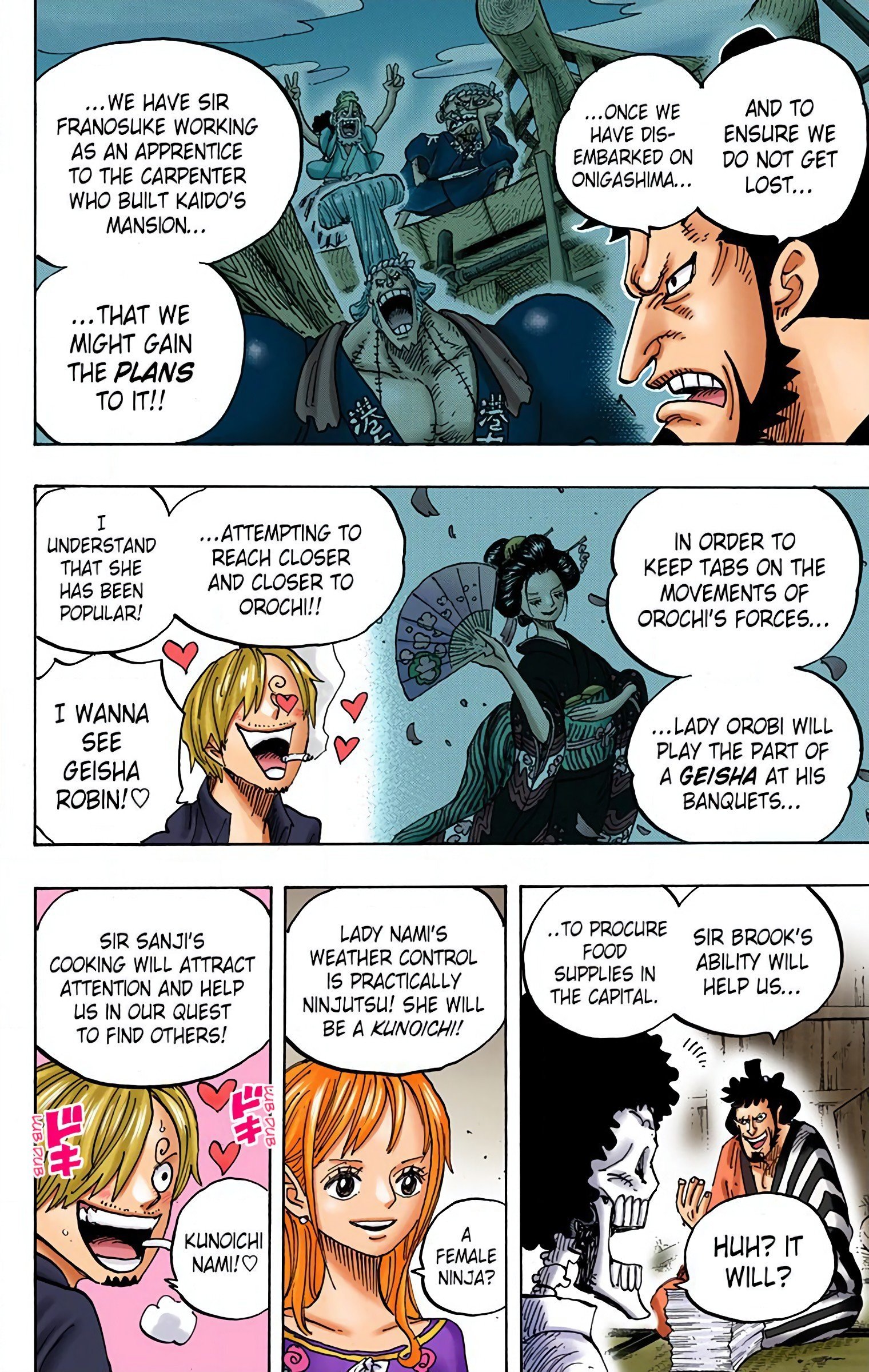 One Piece Colored Manga