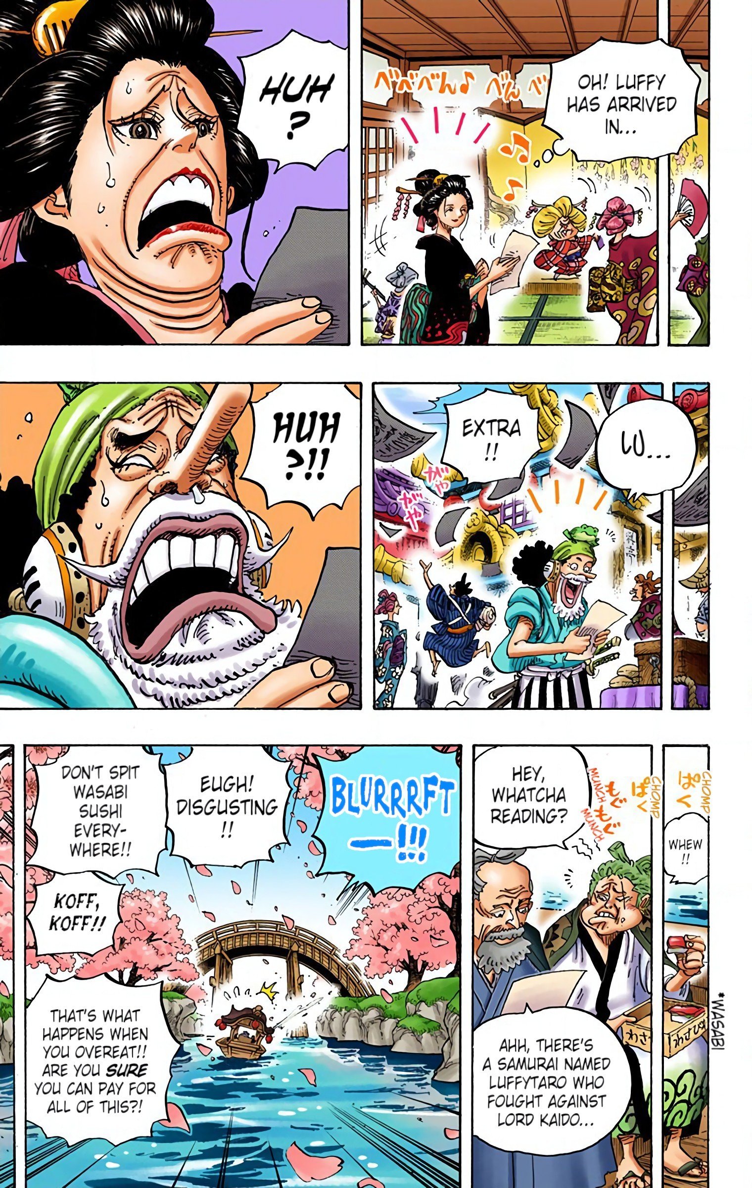 One Piece Colored Manga