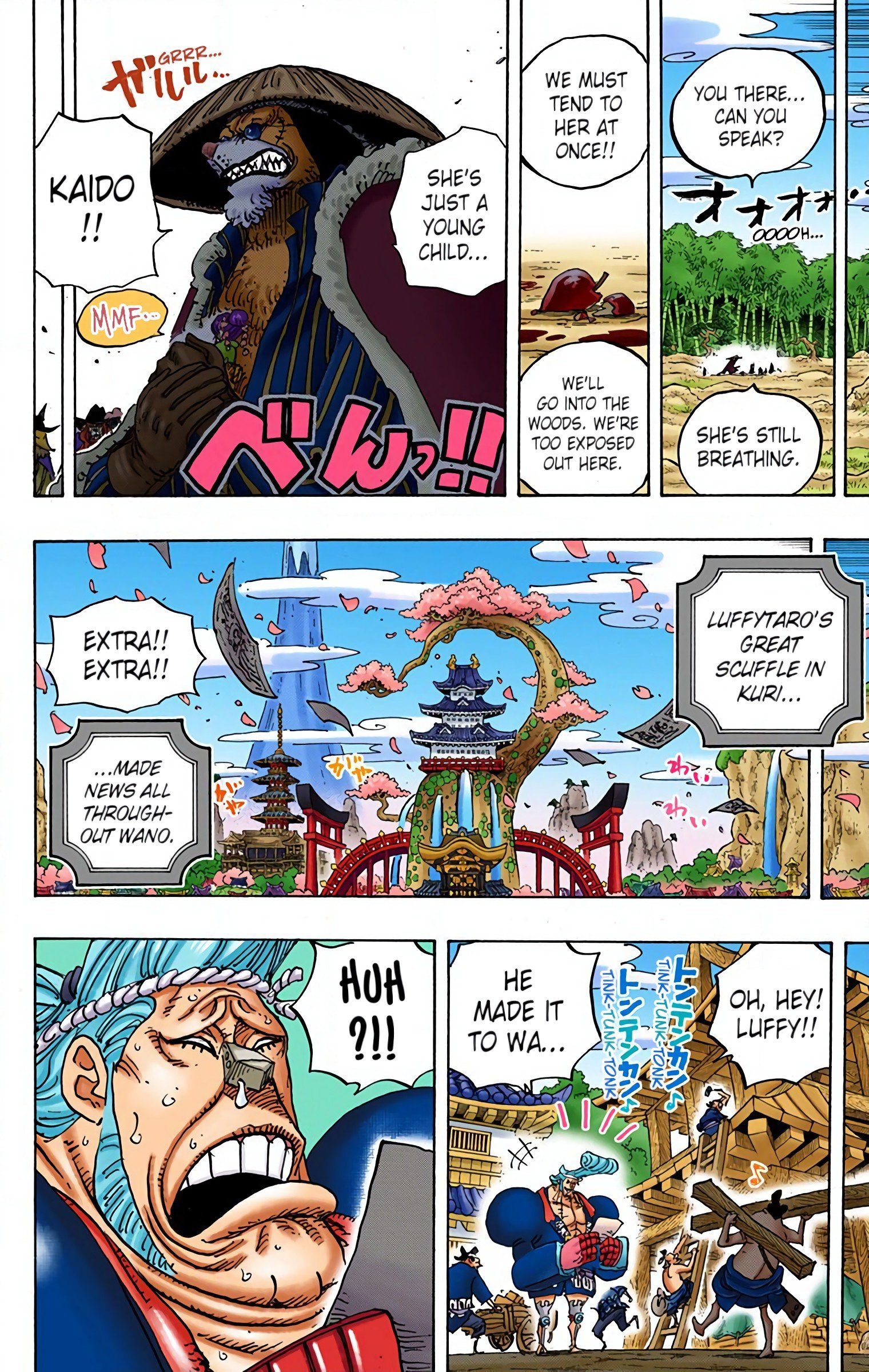 One Piece Colored Manga