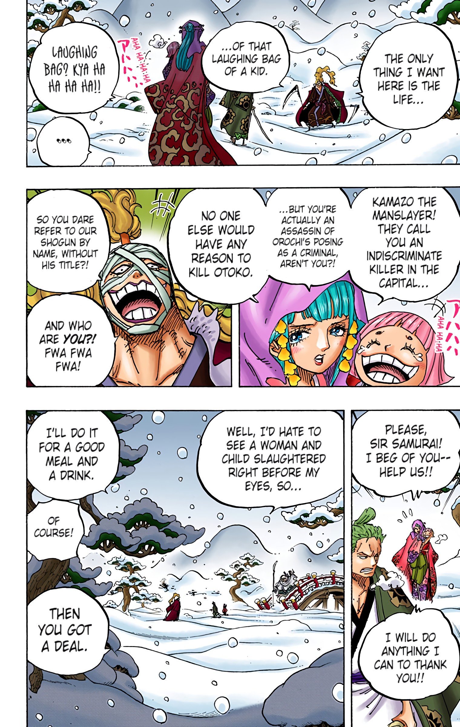 One Piece Colored Manga