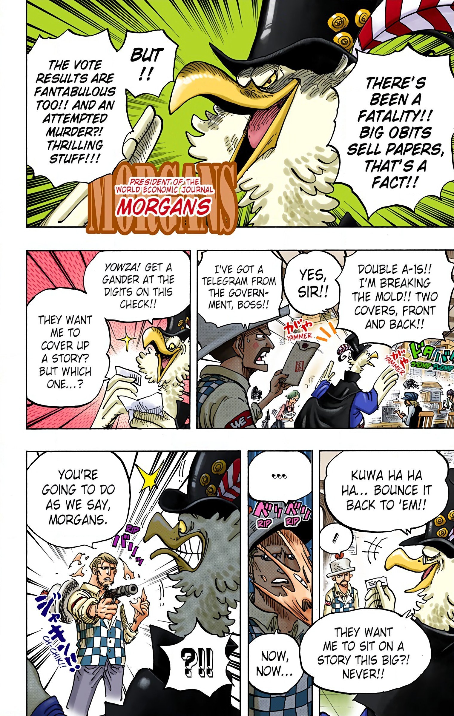 One Piece Colored Manga