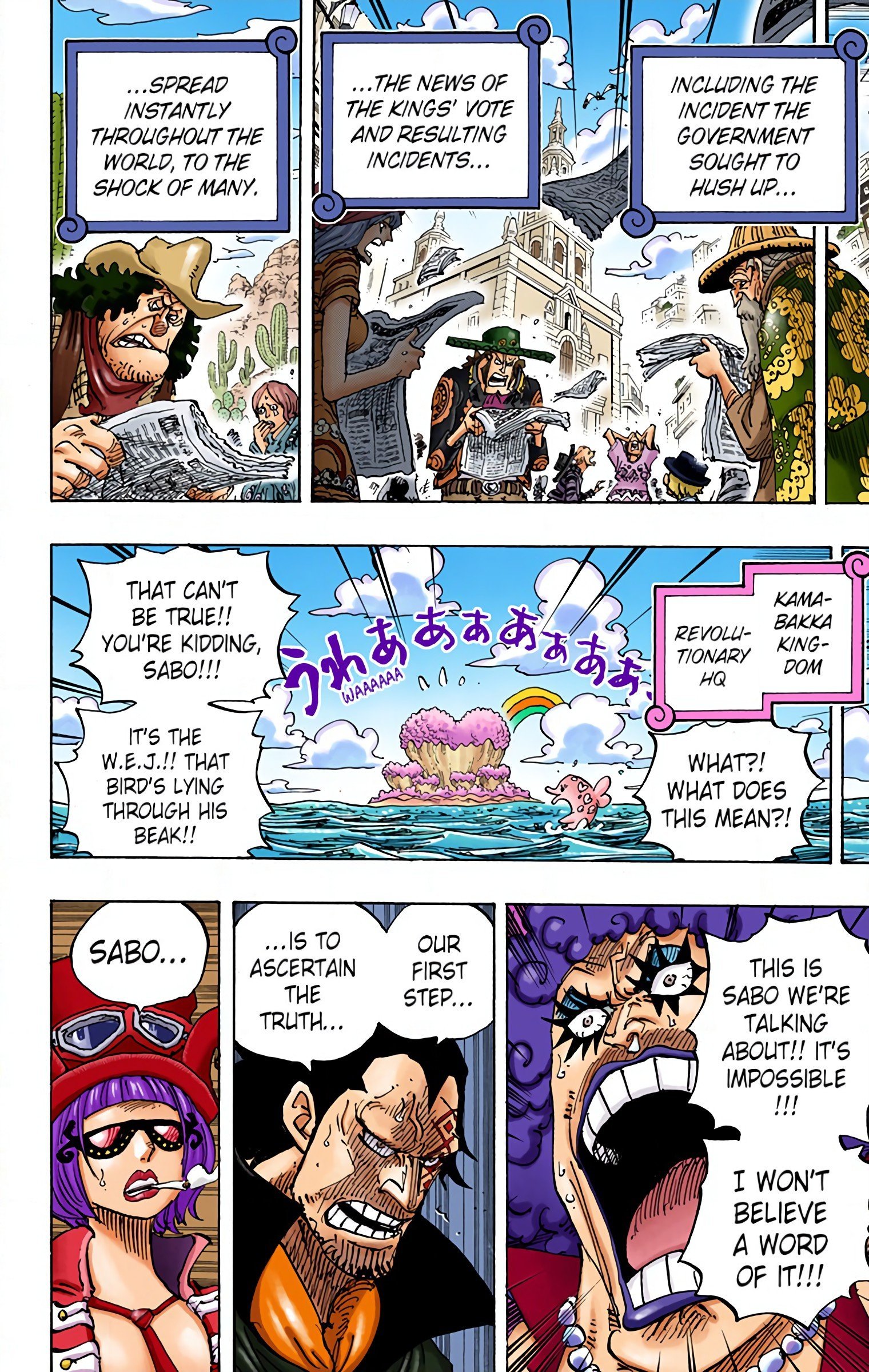 One Piece Colored Manga