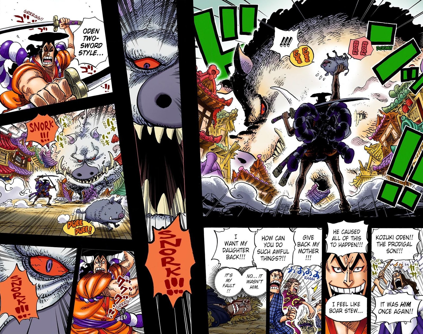 One Piece Colored Manga