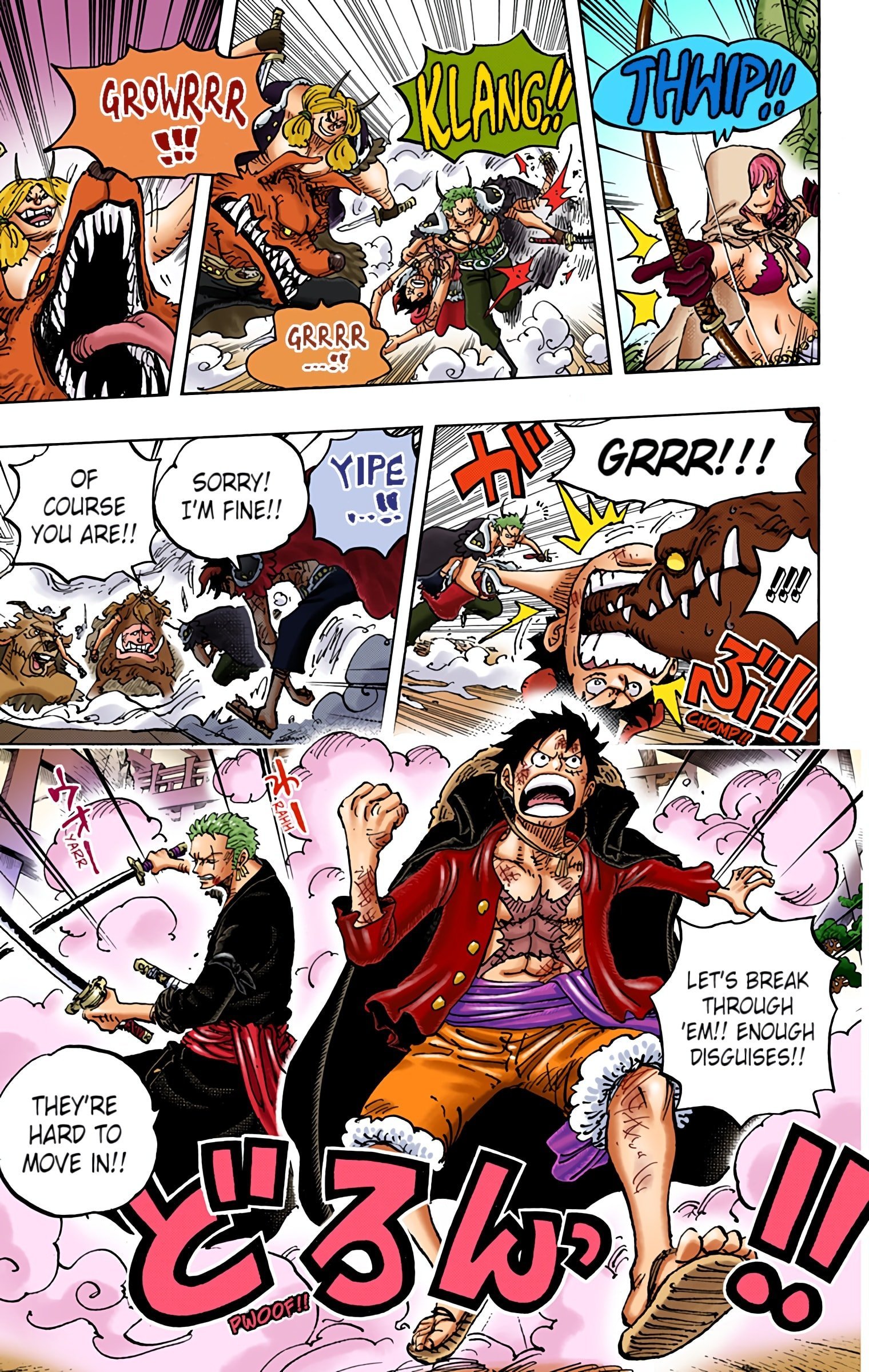 One Piece Colored Manga