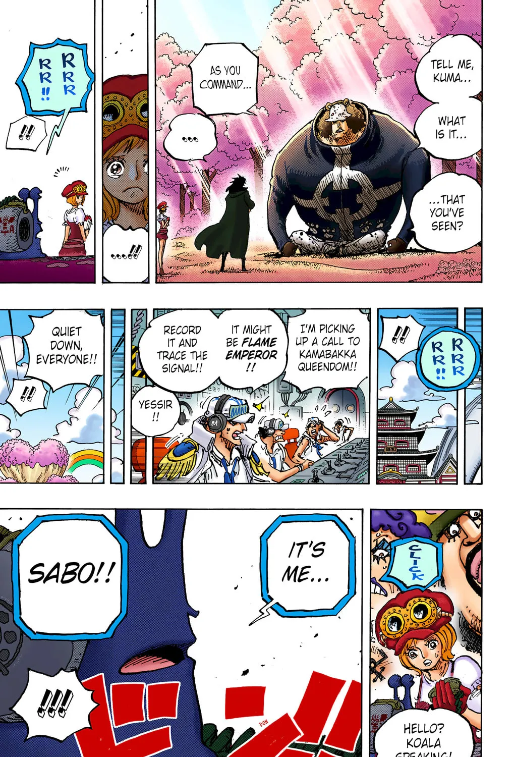 OP Colored Manga