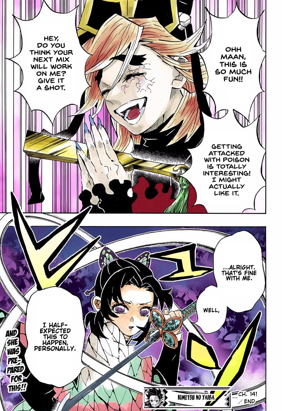 Demon Slayer Infinity Castle Colored Manga