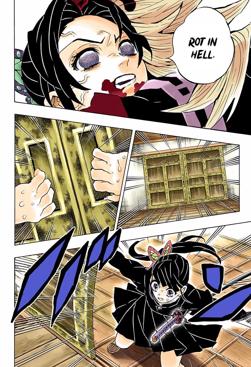 Demon Slayer Infinity Castle Colored Manga