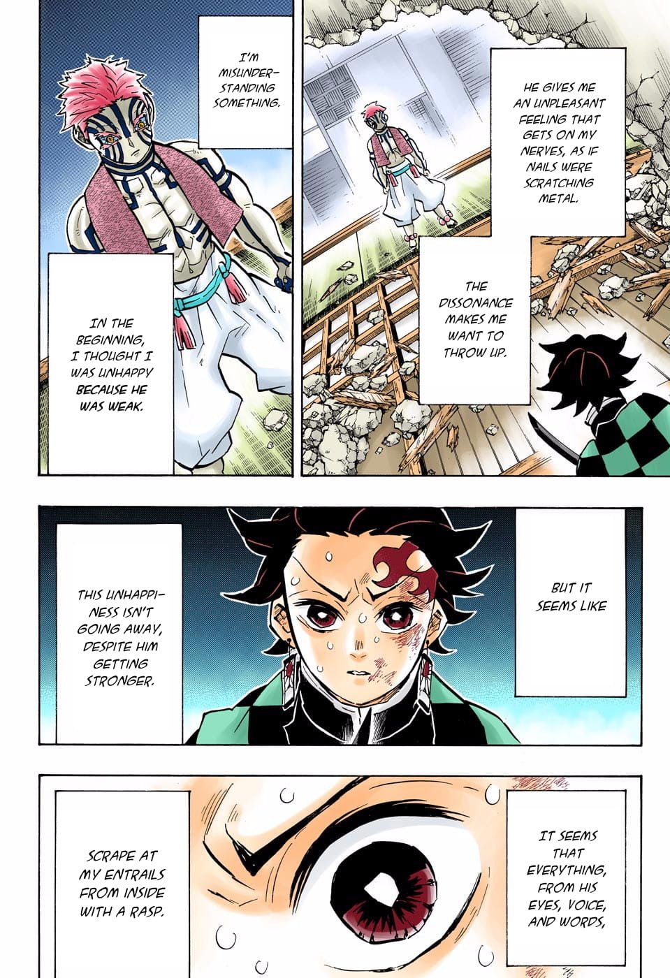 Demon Slayer Infinity Castle Colored Manga