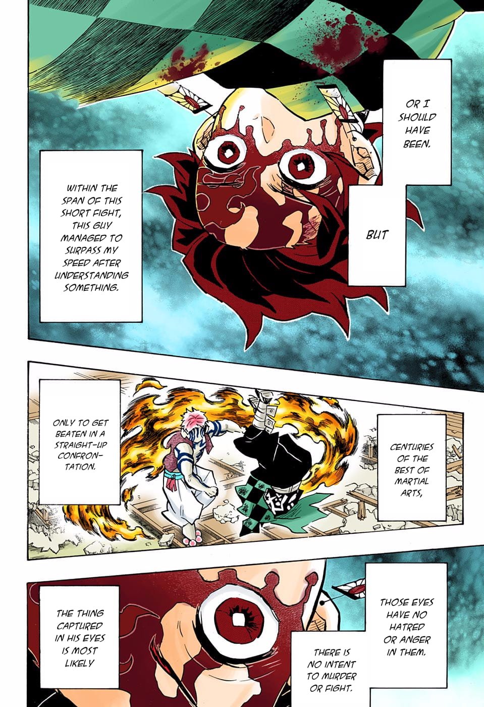 Demon Slayer Infinity Castle Colored Manga