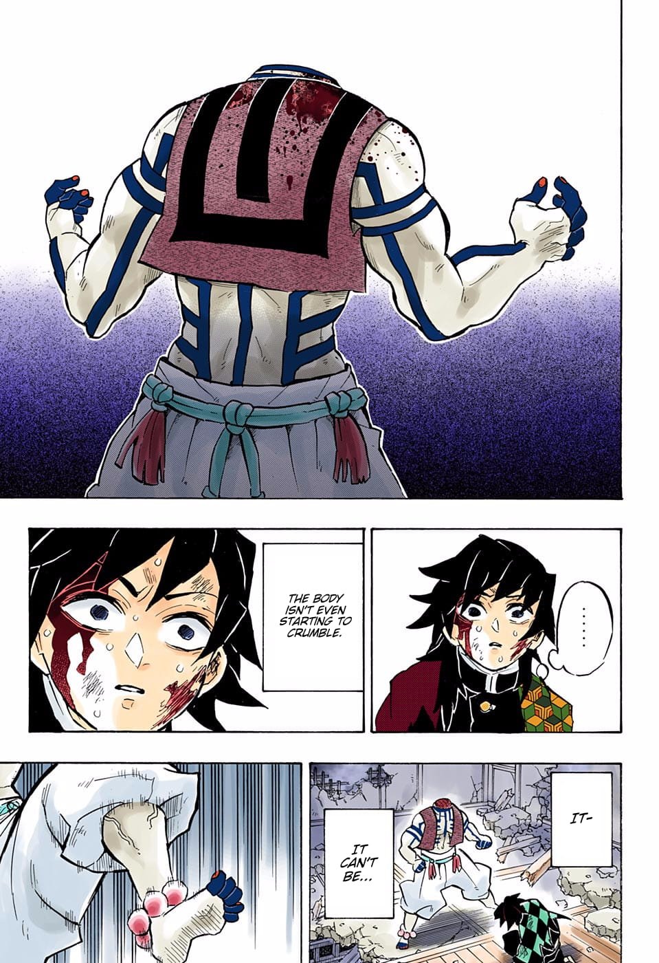 Demon Slayer Infinity Castle Colored Manga