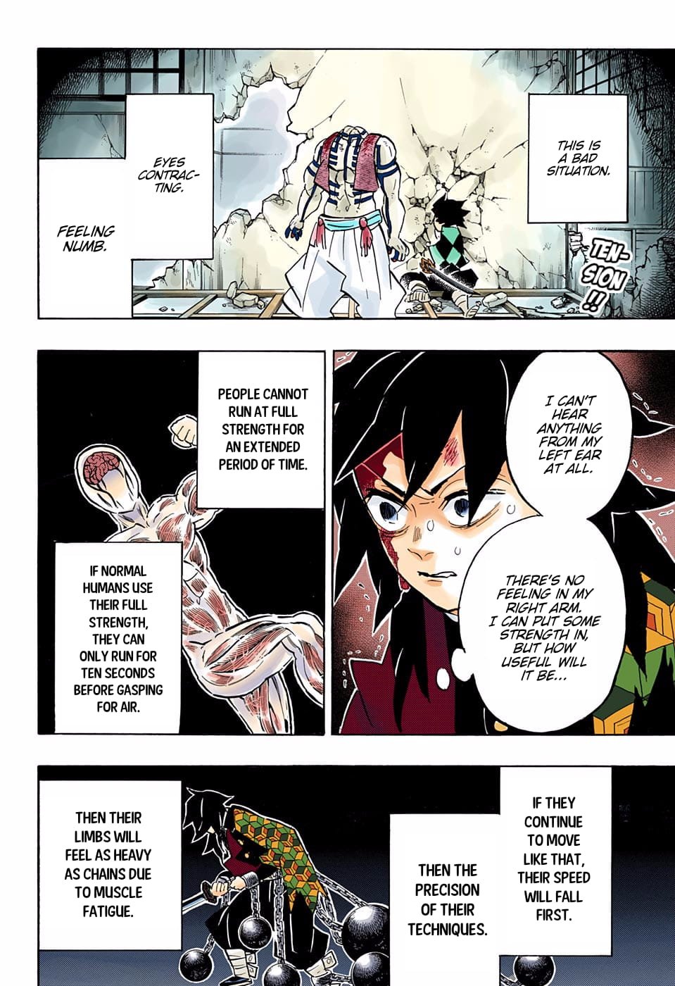 Demon Slayer Infinity Castle Colored Manga