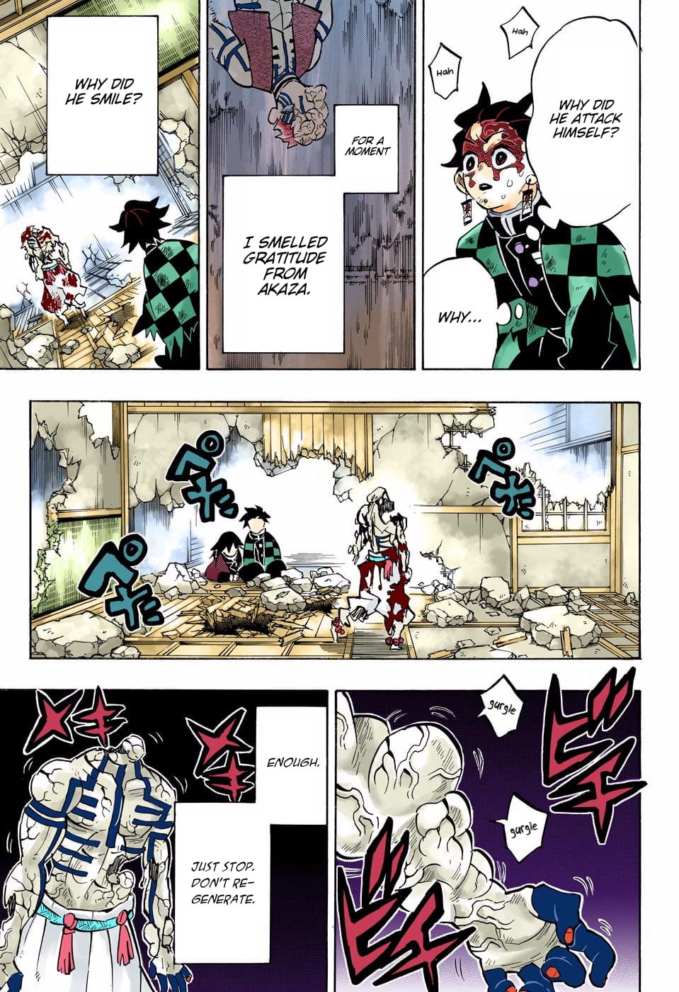 Demon Slayer Infinity Castle Colored Manga