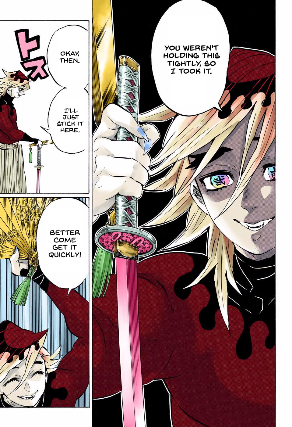 Demon Slayer Infinity Castle Colored Manga