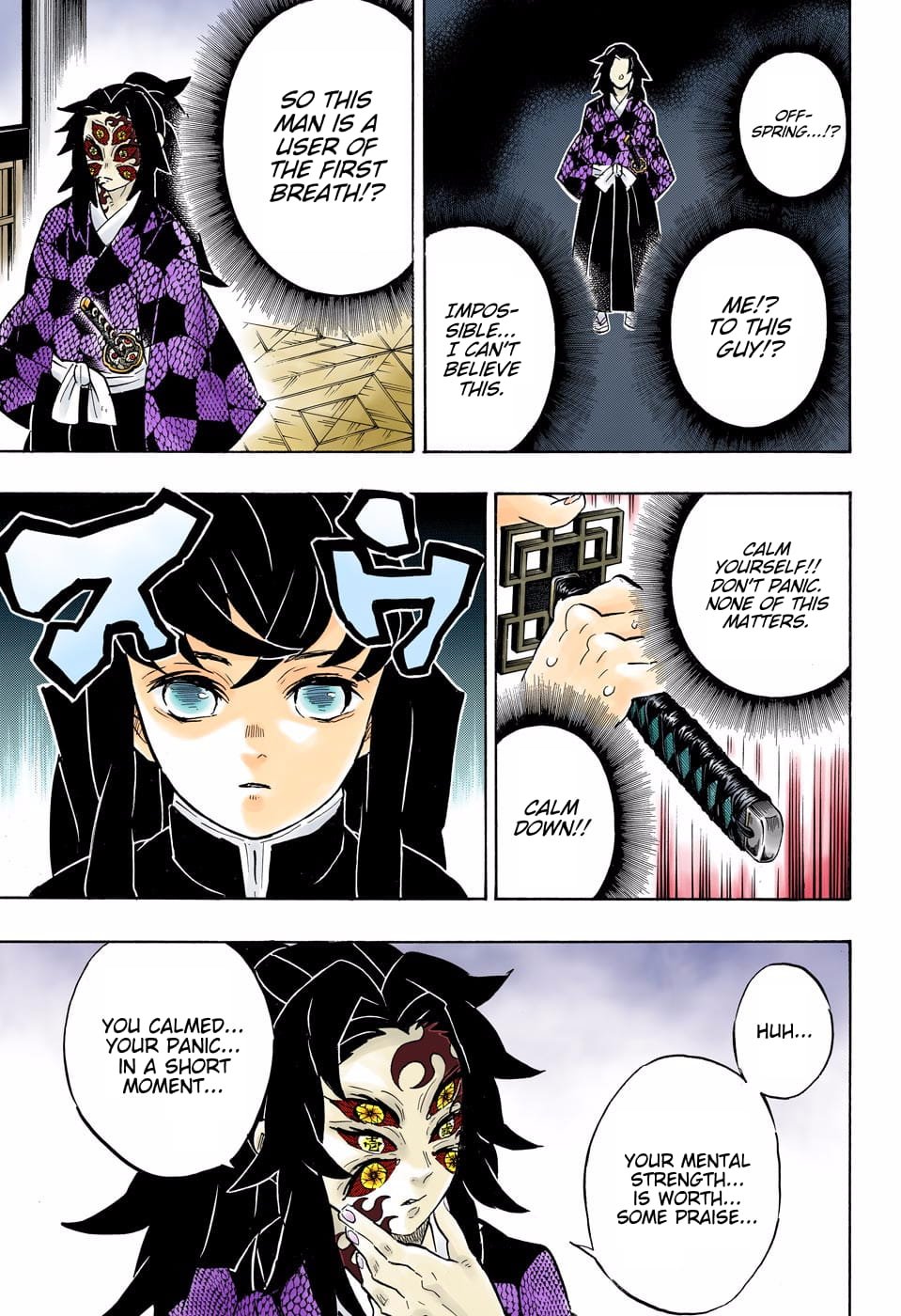 Demon Slayer Infinity Castle Colored Manga