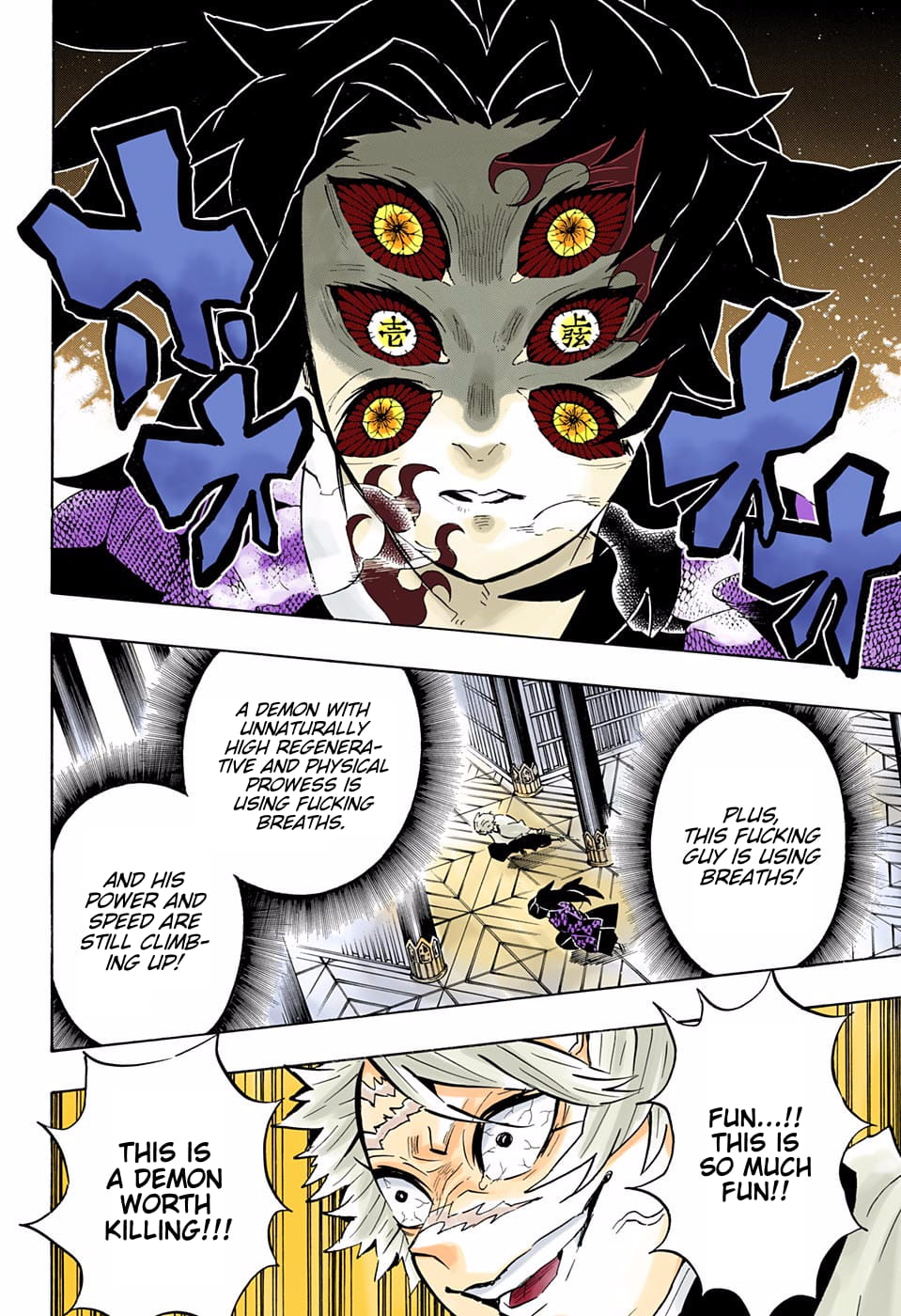 Demon Slayer Infinity Castle Colored Manga