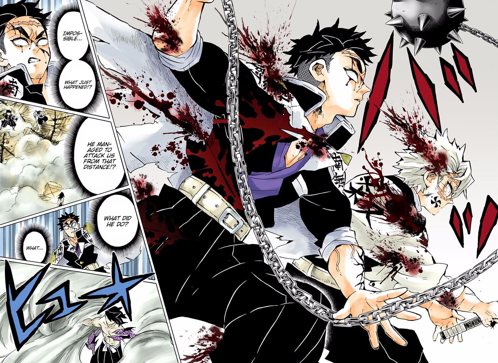 Demon Slayer Infinity Castle Colored Manga