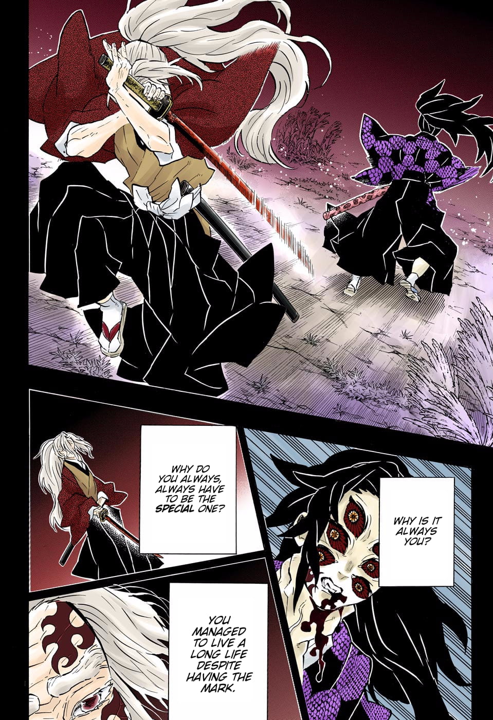 Demon Slayer Infinity Castle Colored Manga