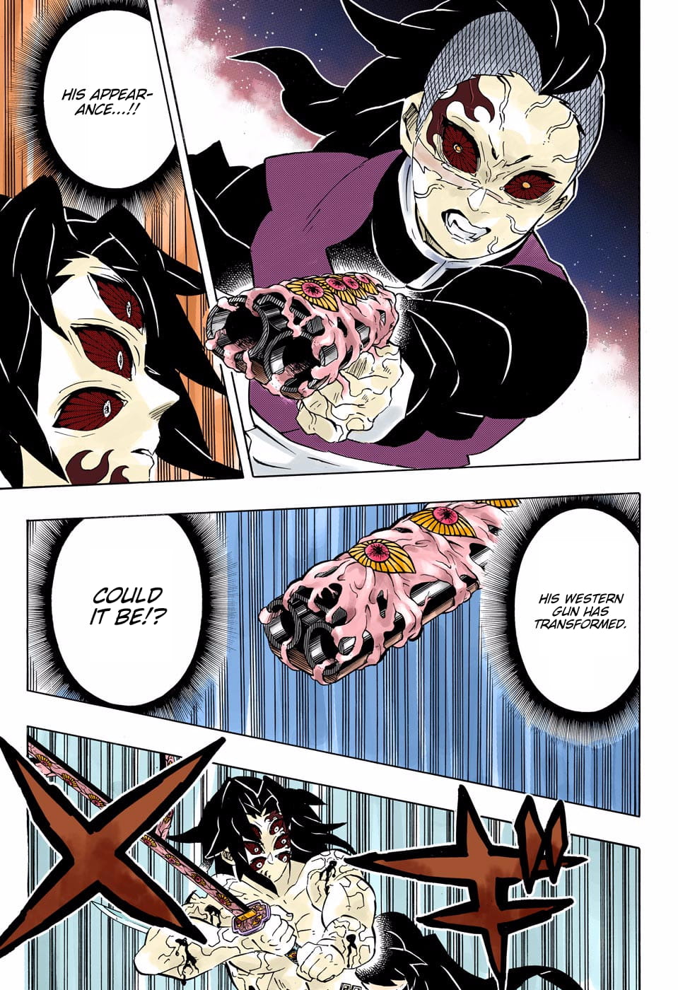 Demon Slayer Infinity Castle Colored Manga