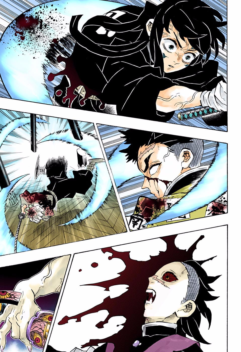 Demon Slayer Infinity Castle Colored Manga