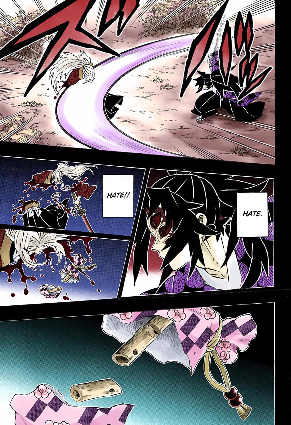 Demon Slayer Infinity Castle Colored Manga