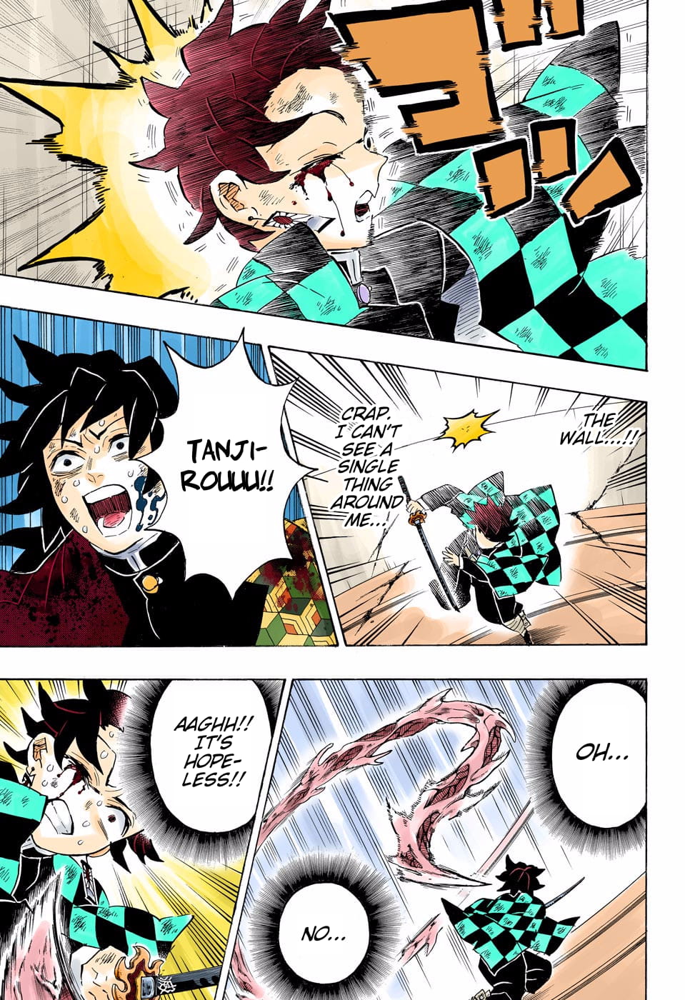 Demon Slayer Infinity Castle Colored Manga