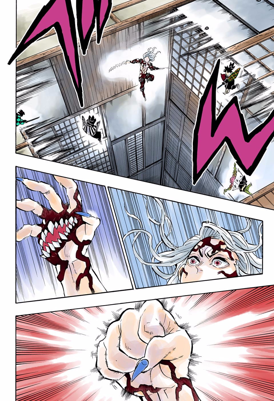 Demon Slayer Infinity Castle Colored Manga