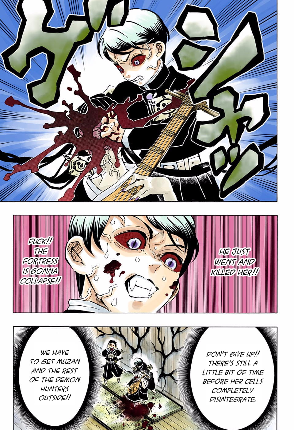 Demon Slayer Infinity Castle Colored Manga