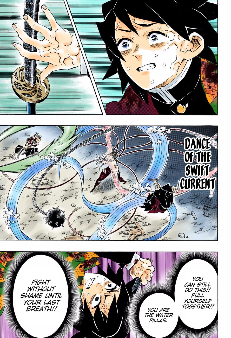 Demon Slayer Infinity Castle Colored Manga