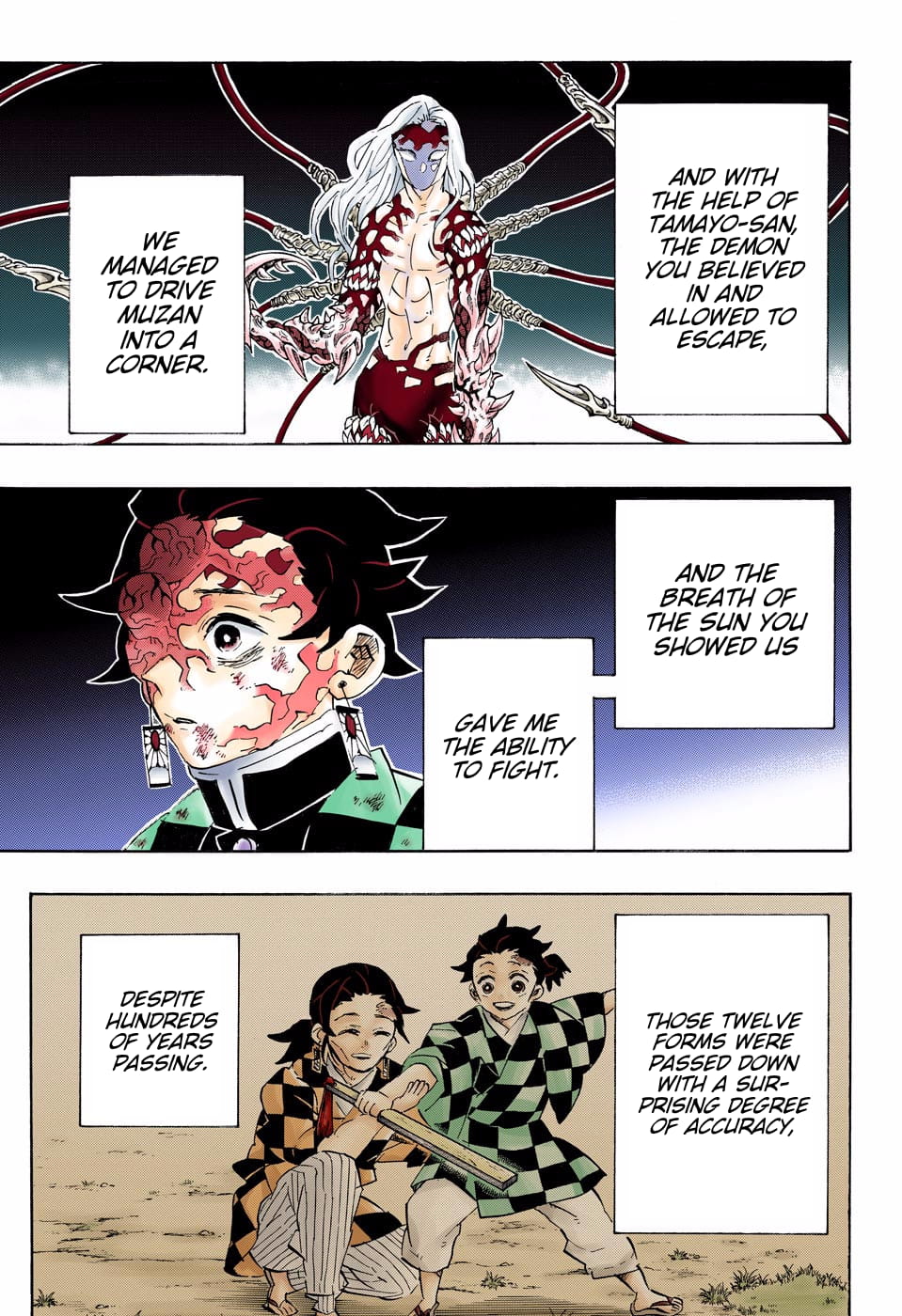 Demon Slayer Infinity Castle Colored Manga