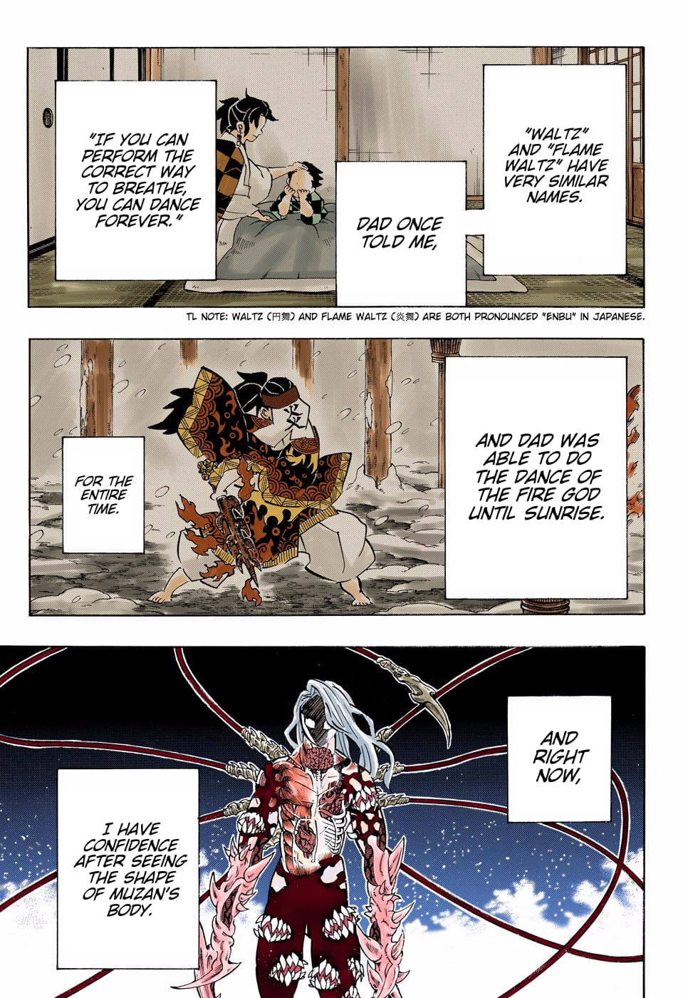 Demon Slayer Infinity Castle Colored Manga