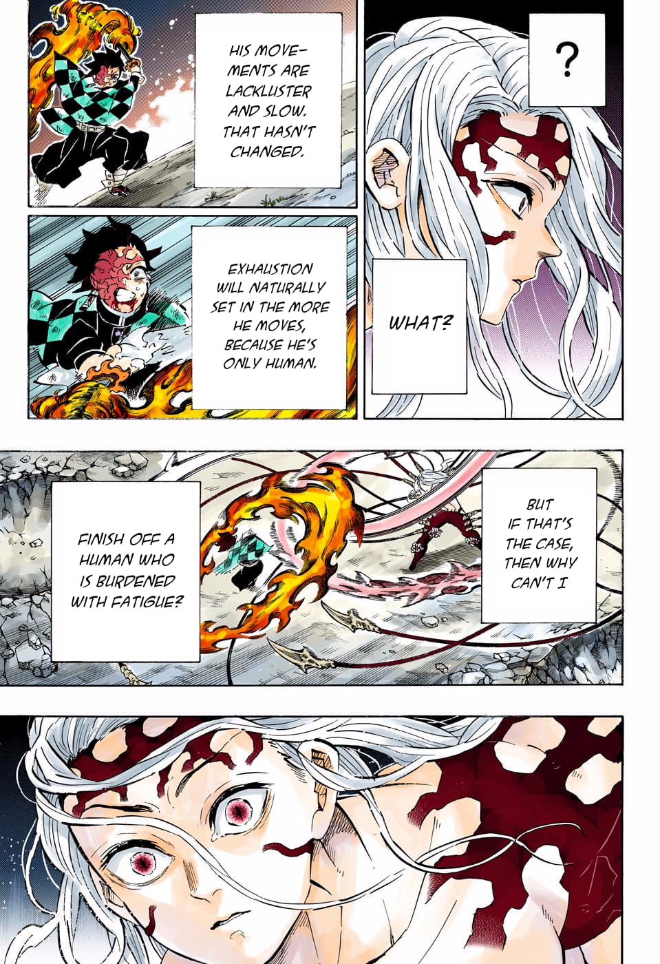 Demon Slayer Infinity Castle Colored Manga