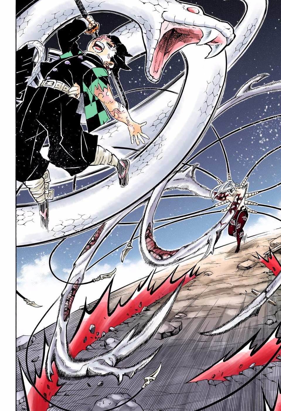 Demon Slayer Infinity Castle Colored Manga