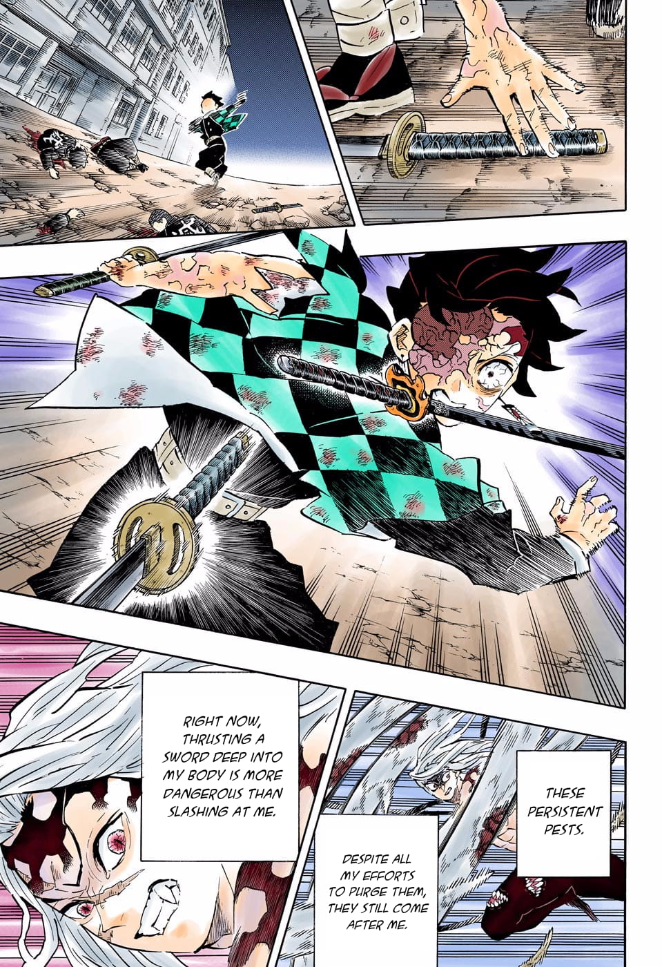 Demon Slayer Infinity Castle Colored Manga